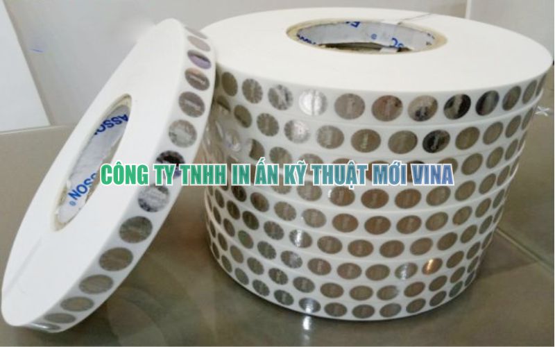 Tem nhãn, Decal cuộn - In Tem Nhãn Kỹ Thuật Mới Vina - Công Ty TNHH In ấn Kỹ Thuật Mới Vina